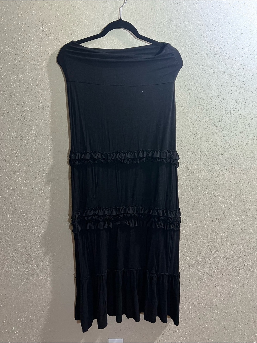 Paraphrase Black Maxi Skirt